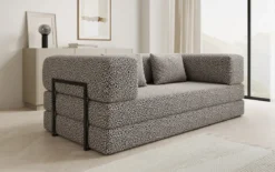 Designer Sofa Lazy 3 Sitzer im Wildmuster