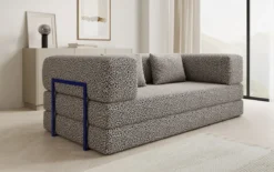 Designer Sofa Lazy 3 Sitzer im Wildmuster