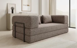 Designer Sofa Lazy 3 Sitzer im Wildmuster
