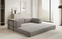 Designer Sofa Lazy 3 Sitzer im Wildmuster