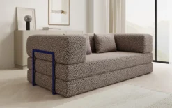 Designer Sofa Lazy 3 Sitzer im Wildmuster