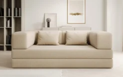 Designer Sofa Lazy 3 Sitzer in Bouclé