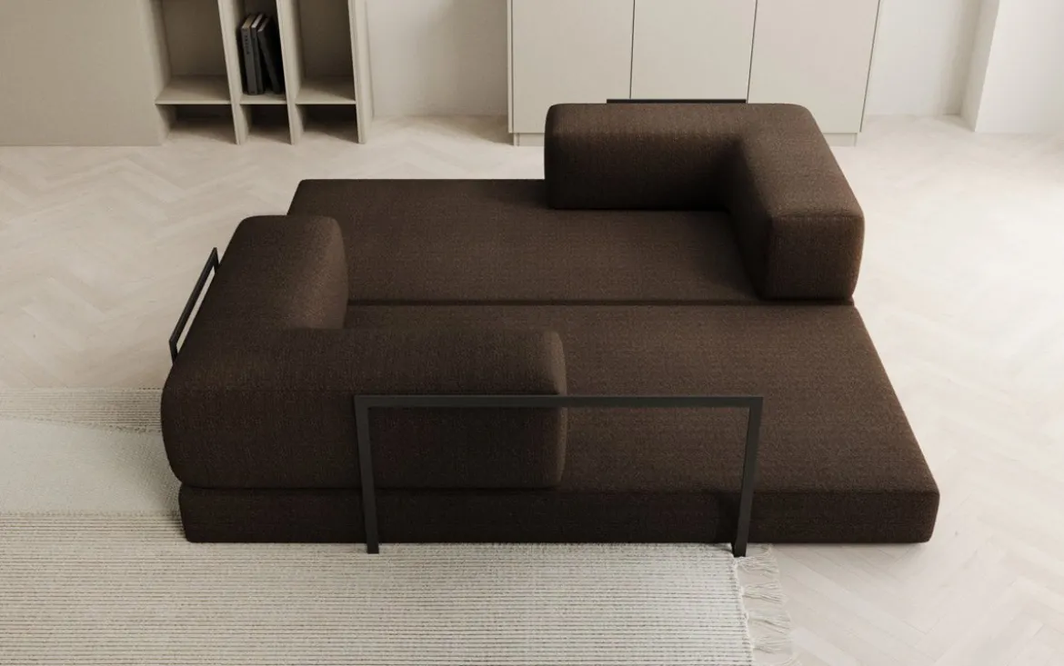 Designer Sofa Lazy 3 Sitzer in Bouclé