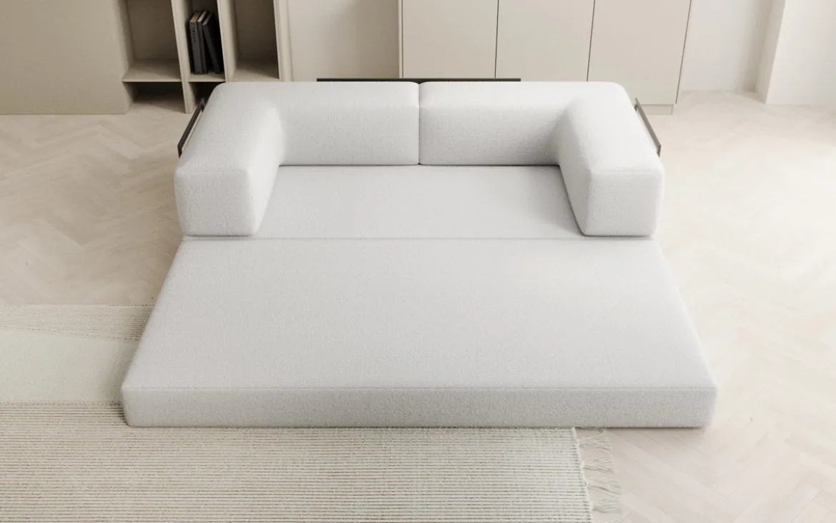 Designer Sofa Lazy 3 Sitzer in Bouclé