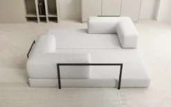 Designer Sofa Lazy 3 Sitzer in Bouclé
