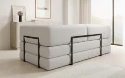 Designer Sofa Lazy 3 Sitzer in Bouclé