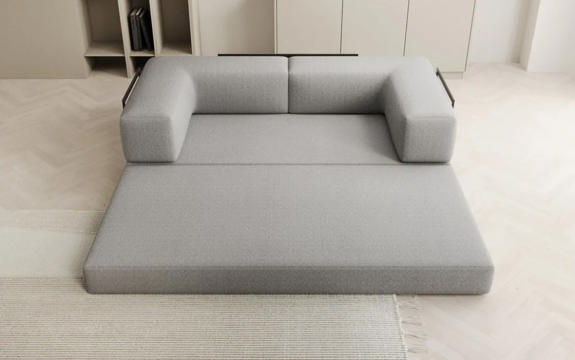 Designer Sofa Lazy 3 Sitzer in Bouclé