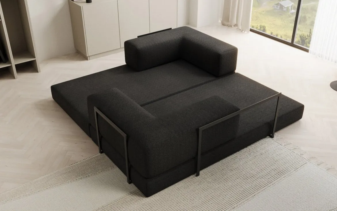 Designer Sofa Lazy 3 Sitzer in Bouclé