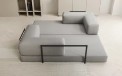 Designer Sofa Lazy 3 Sitzer in Bouclé