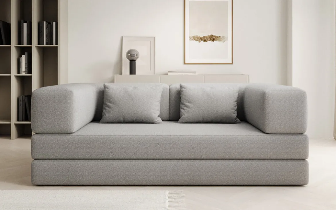 Designer Sofa Lazy 3 Sitzer in Bouclé