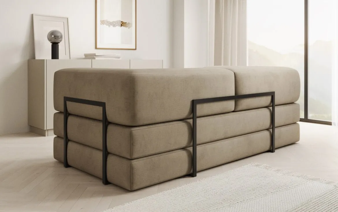 Designer Sofa Lazy 3 Sitzer in Samt