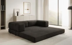 Designer Sofa Lazy 3 Sitzer in Samt