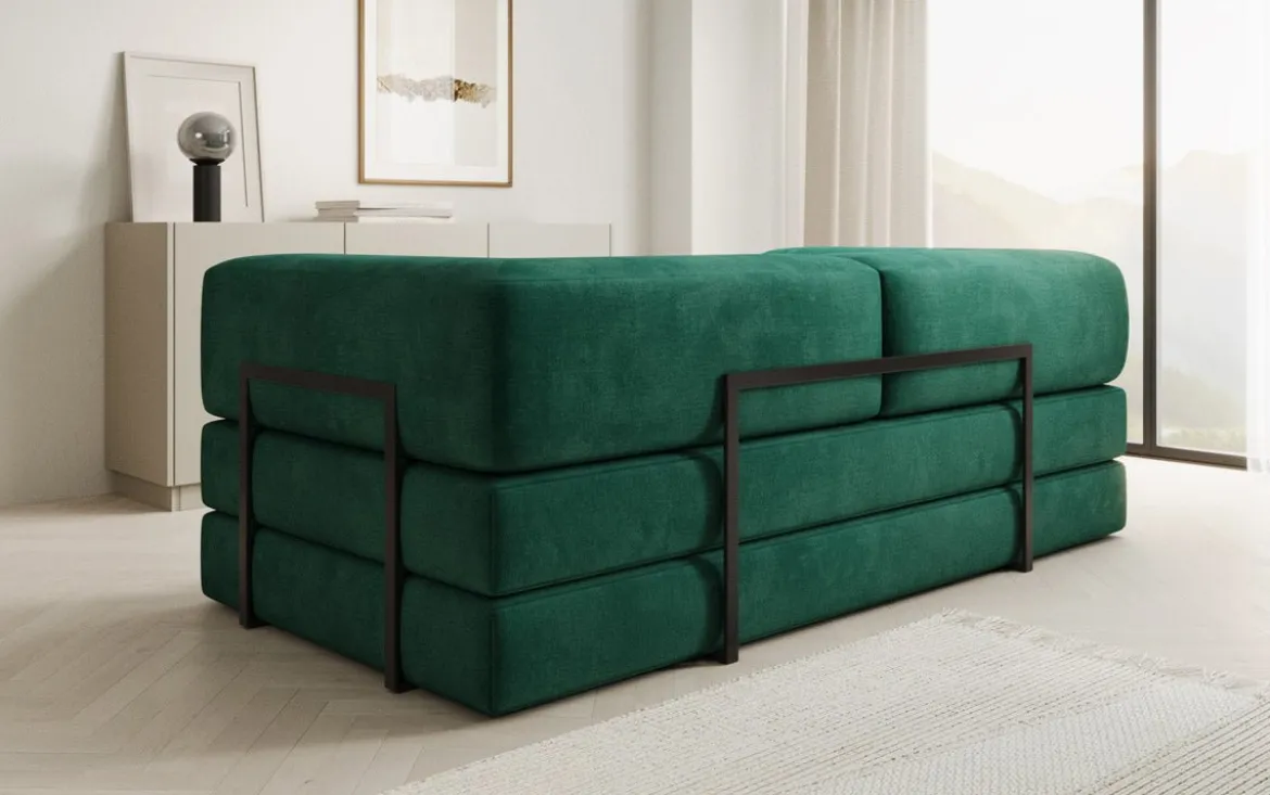 Designer Sofa Lazy 3 Sitzer in Samt