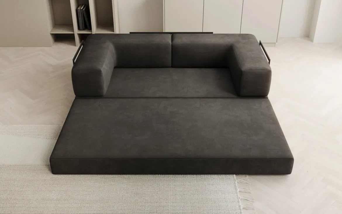 Designer Sofa Lazy 3 Sitzer in Samt