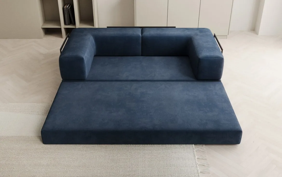 Designer Sofa Lazy 3 Sitzer in Samt