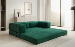 Designer Sofa Lazy 3 Sitzer in Samt