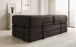 Designer Sofa Lazy 3 Sitzer in Samt