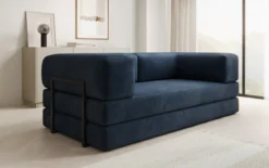 Designer Sofa Lazy 3 Sitzer in Samt