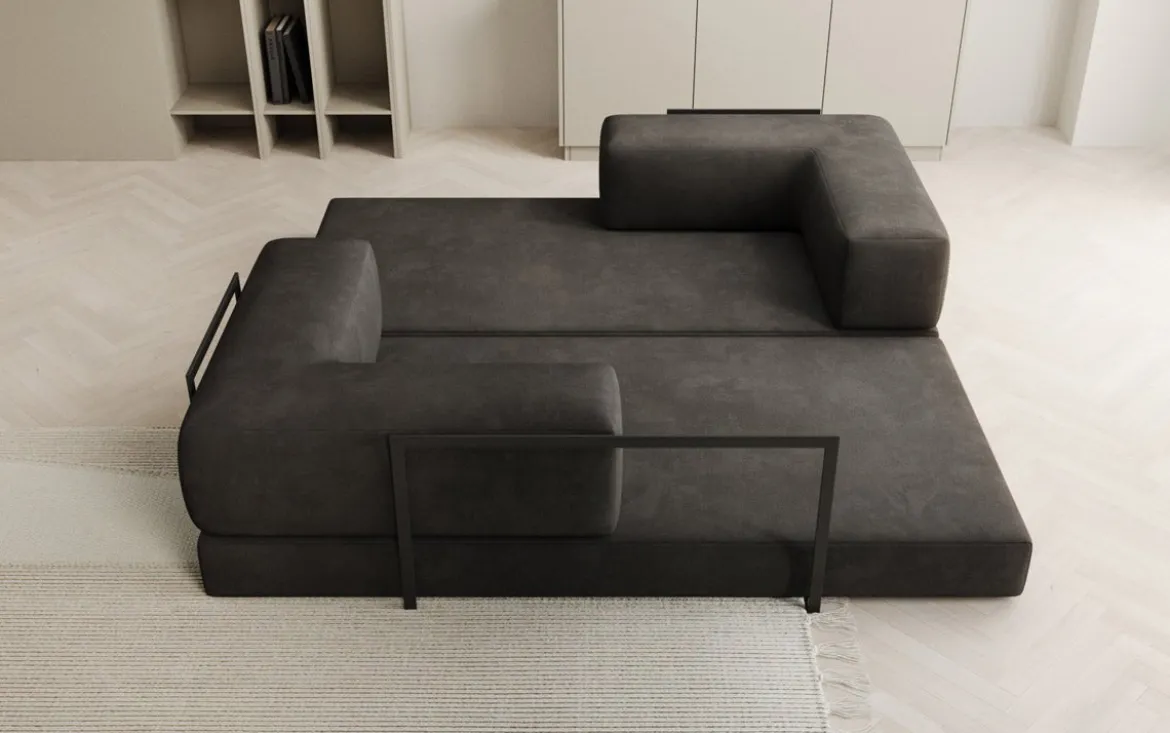 Designer Sofa Lazy 3 Sitzer in Samt