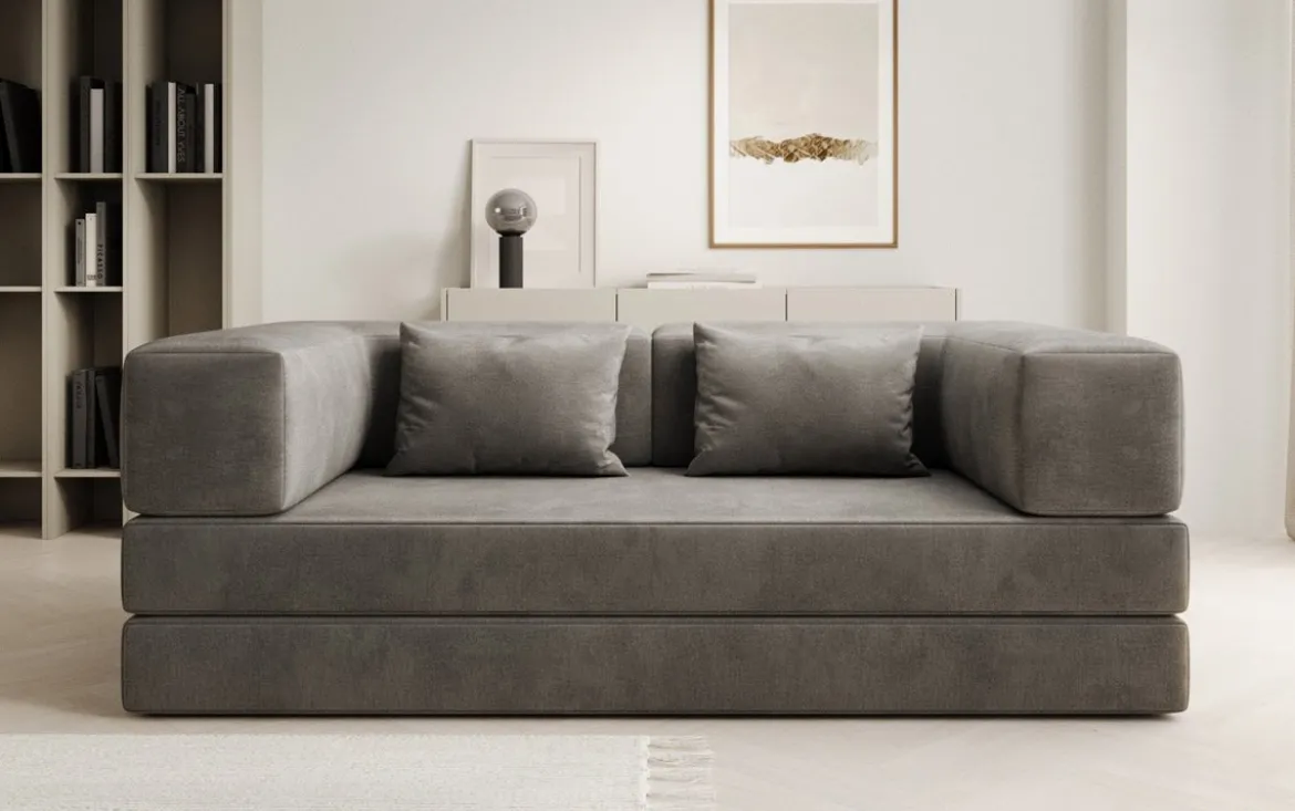 Designer Sofa Lazy 3 Sitzer in Samt