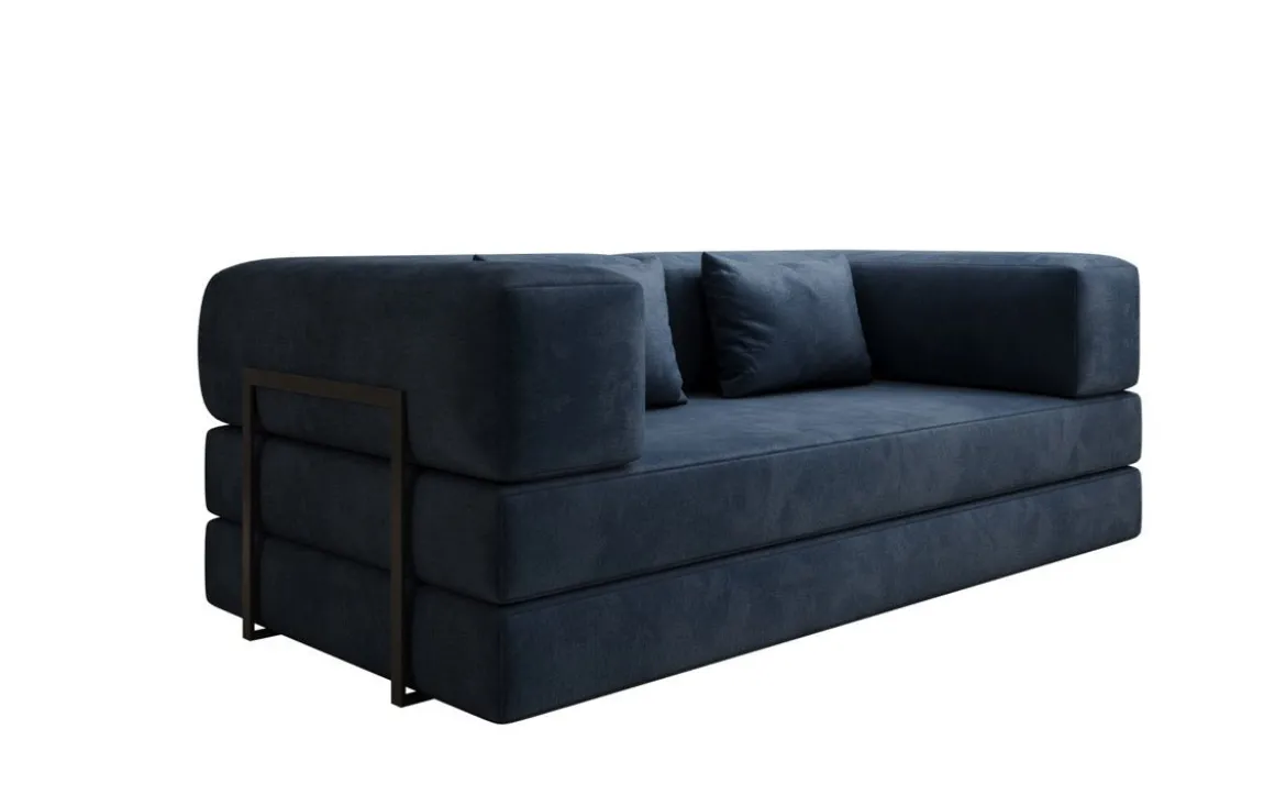 Designer Sofa Lazy 3 Sitzer in Samt
