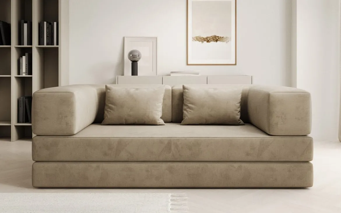 Designer Sofa Lazy 3 Sitzer in Samt