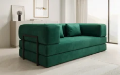 Designer Sofa Lazy 3 Sitzer in Samt
