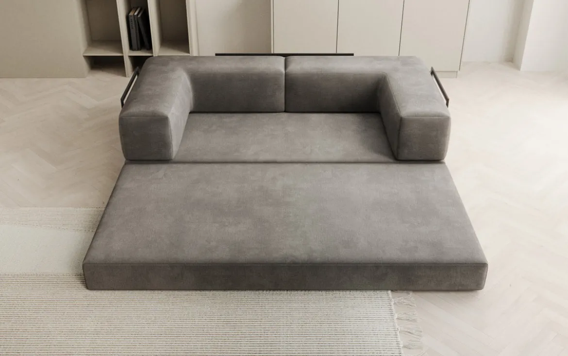 Designer Sofa Lazy 3 Sitzer in Samt