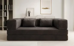 Designer Sofa Lazy 3 Sitzer in Samt