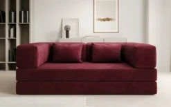Designer Sofa Lazy 3 Sitzer in Samt