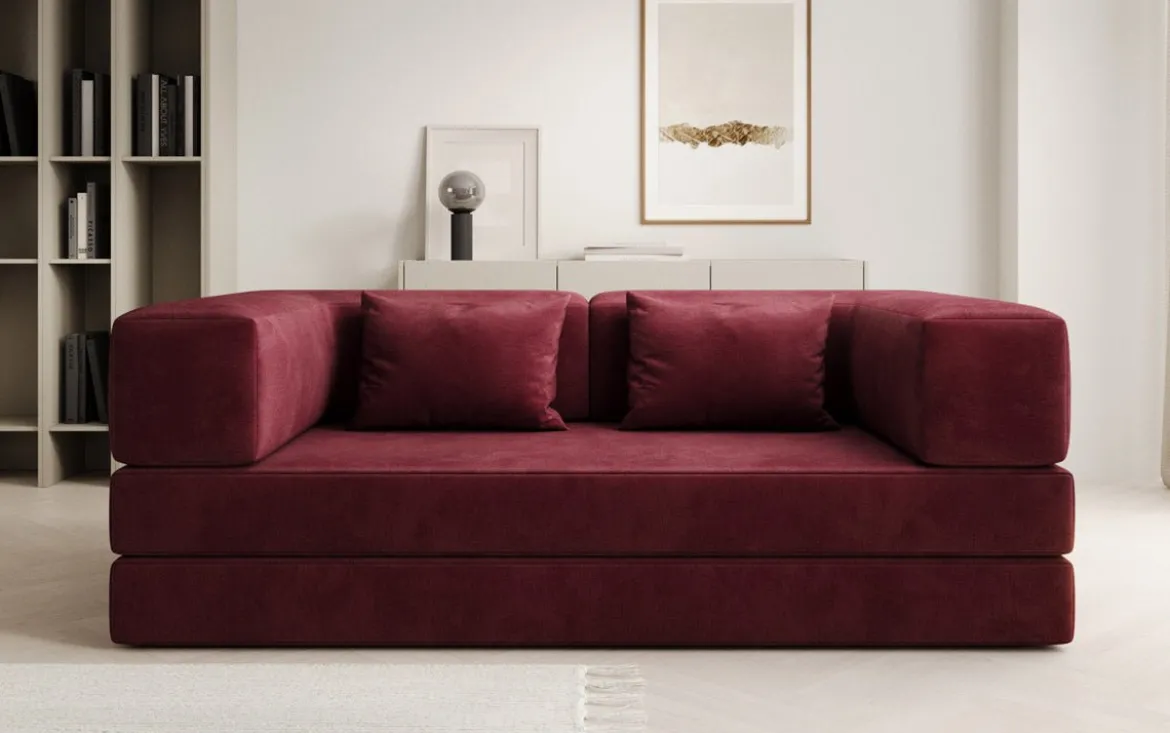 Designer Sofa Lazy 3 Sitzer in Samt
