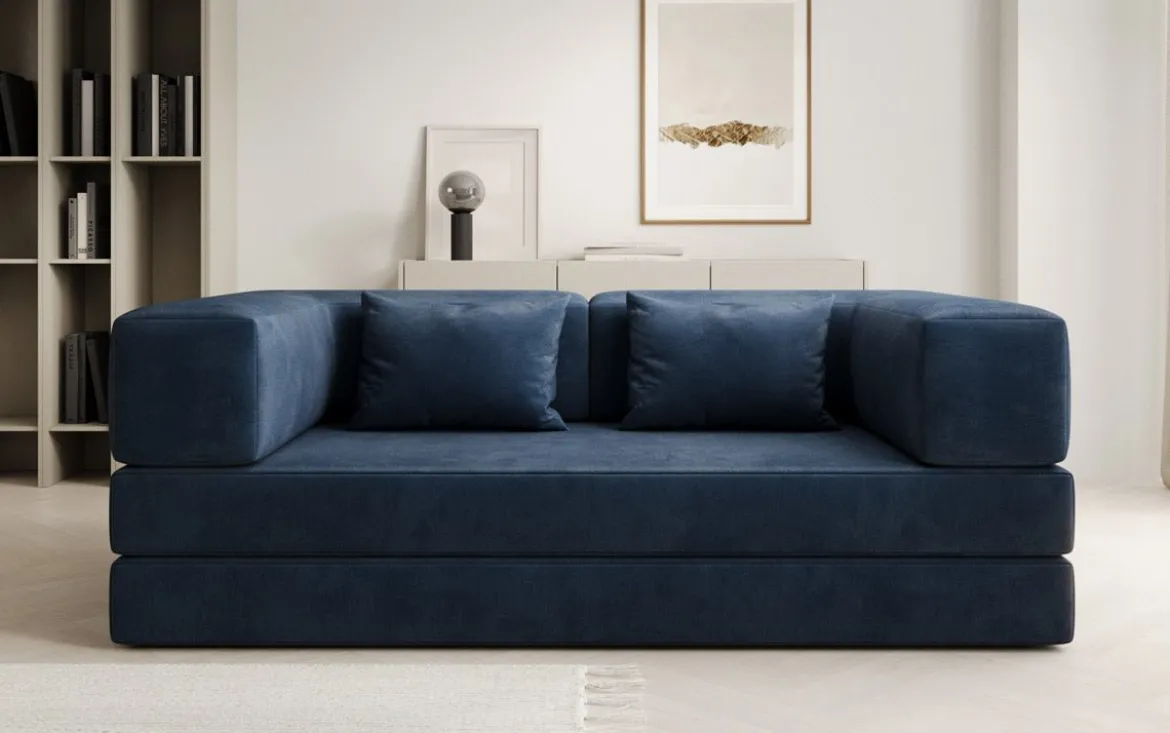 Designer Sofa Lazy 3 Sitzer in Samt