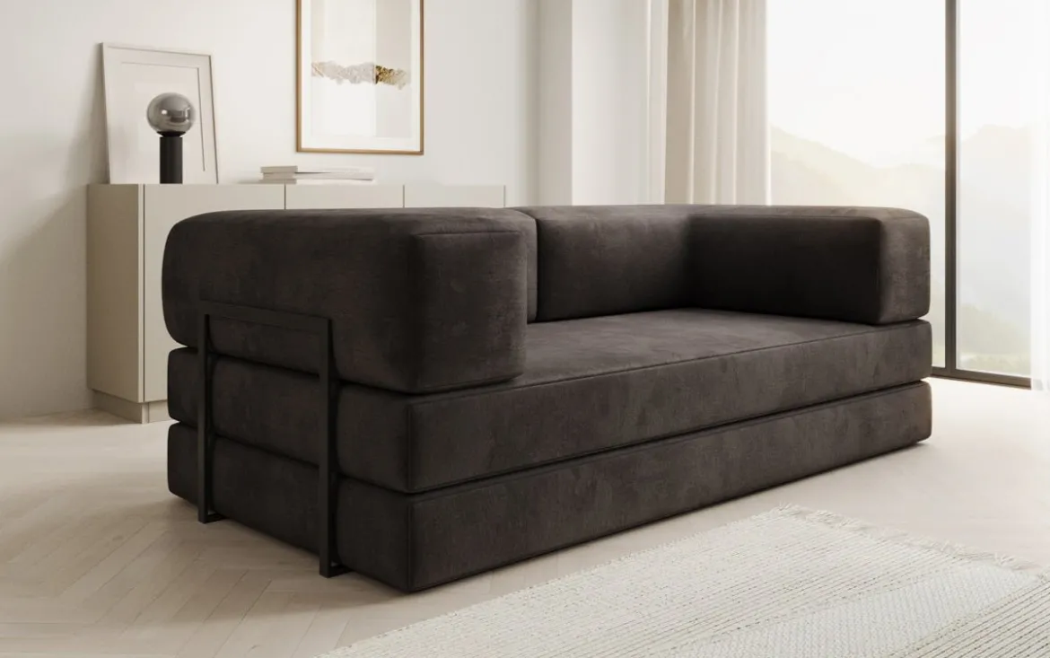 Designer Sofa Lazy 3 Sitzer in Samt