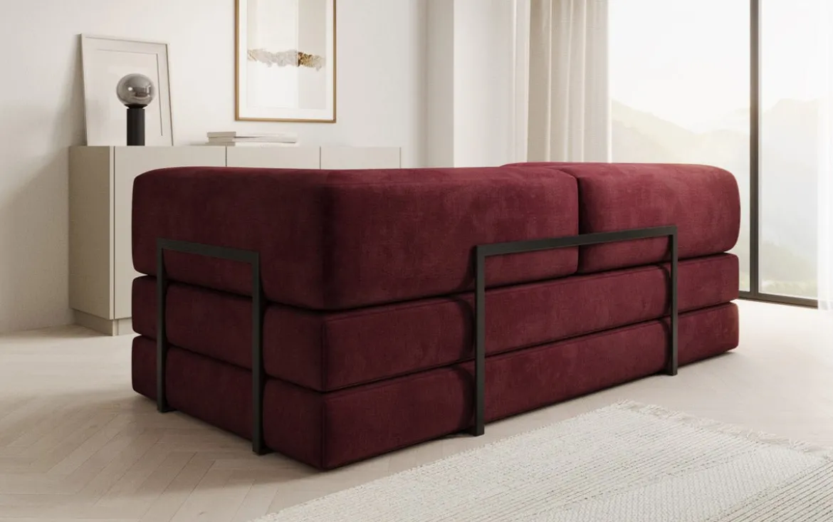 Designer Sofa Lazy 3 Sitzer in Samt