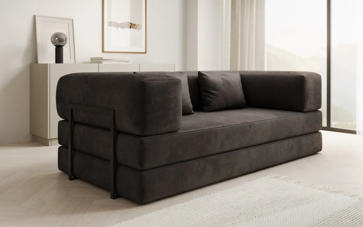 Designer Sofa Lazy 3 Sitzer in Samt