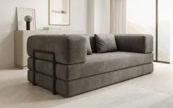 Designer Sofa Lazy 3 Sitzer in Samt
