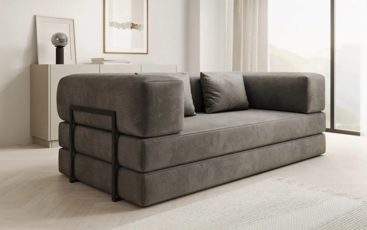 Designer Sofa Lazy 3 Sitzer in Samt