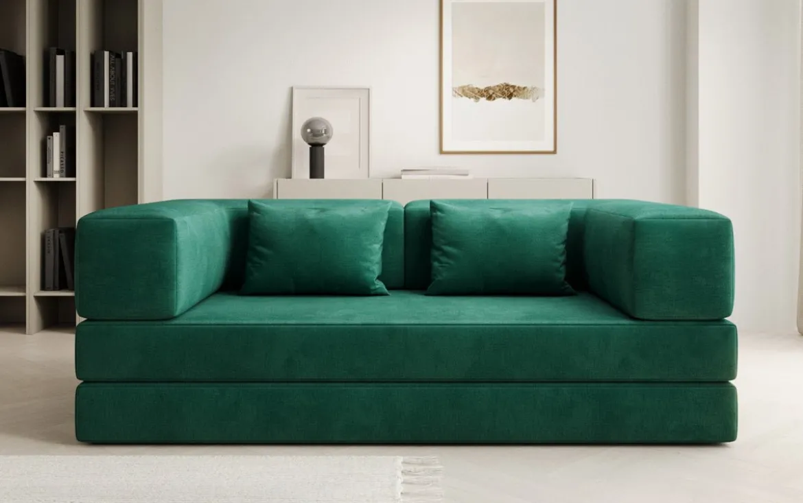 Designer Sofa Lazy 3 Sitzer in Samt