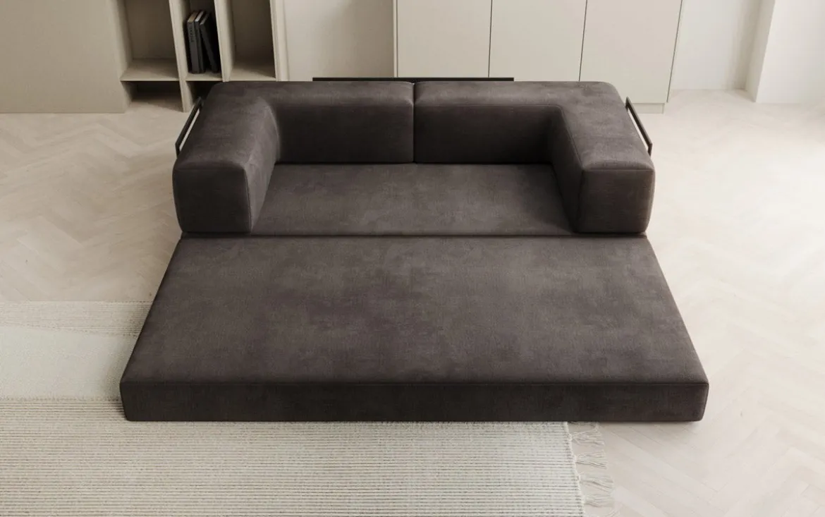 Designer Sofa Lazy 3 Sitzer in Samt