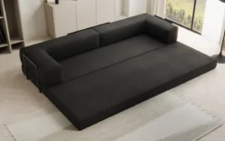 Designer Sofa Lazy 3 Sitzer XXL in Bouclé