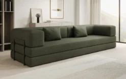 Designer Sofa Lazy 3 Sitzer XXL in Bouclé