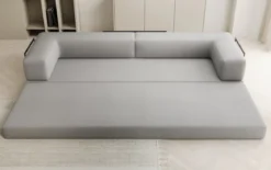 Designer Sofa Lazy 3 Sitzer XXL in Bouclé