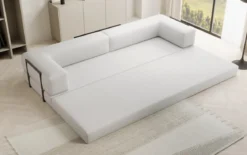 Designer Sofa Lazy 3 Sitzer XXL in Bouclé