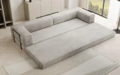 Designer Sofa Lazy 3 Sitzer XXL in Samt