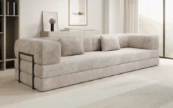 Designer Sofa Lazy 3 Sitzer XXL in Cord