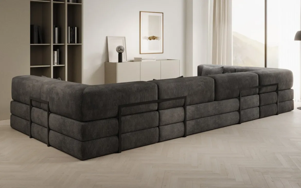 Designer Sofa Lazy U in Cord