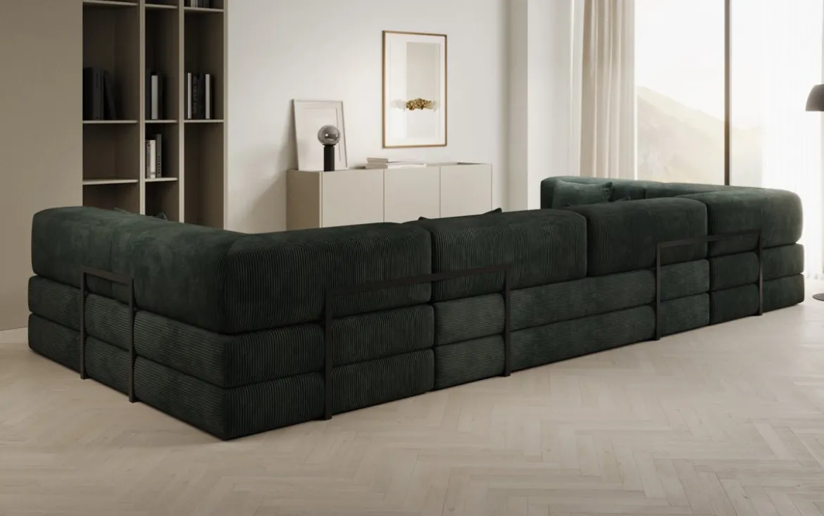 Designer Sofa Lazy U in Cord