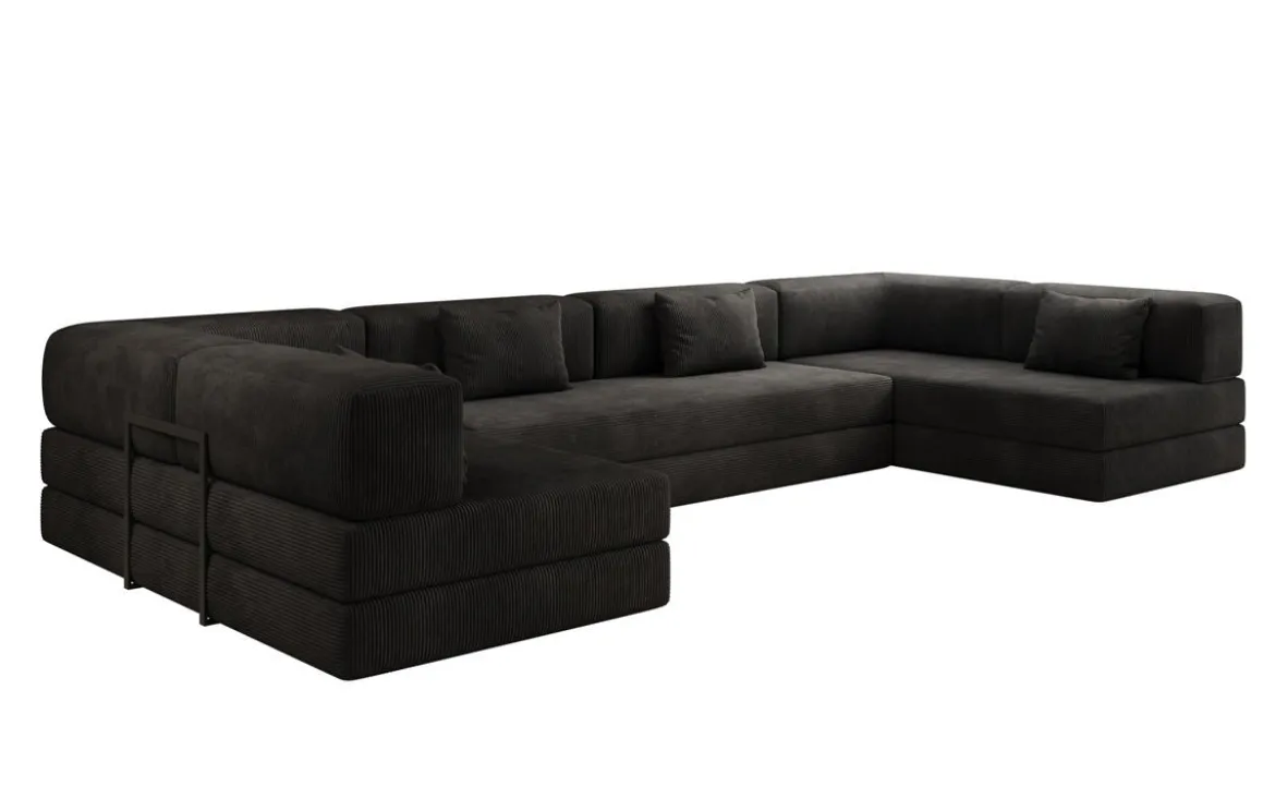 Designer Sofa Lazy U in Cord