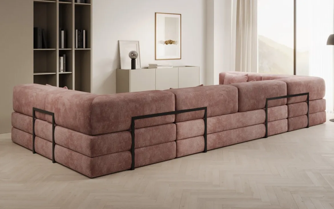 Designer Sofa Lazy U in Cord