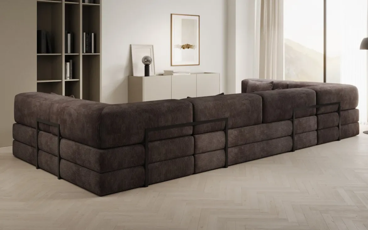 Designer Sofa Lazy U in Cord